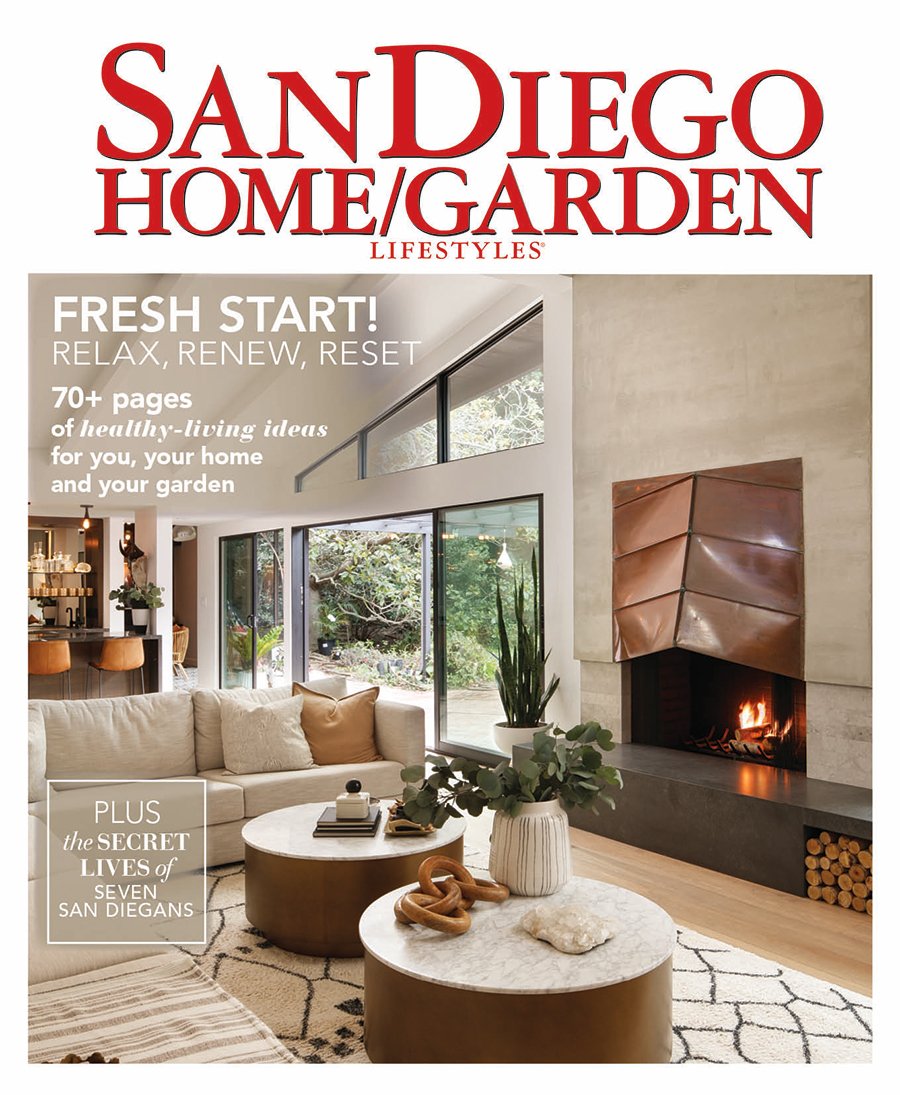 Magazine cover featuring Rockwell Interiors, January 2019