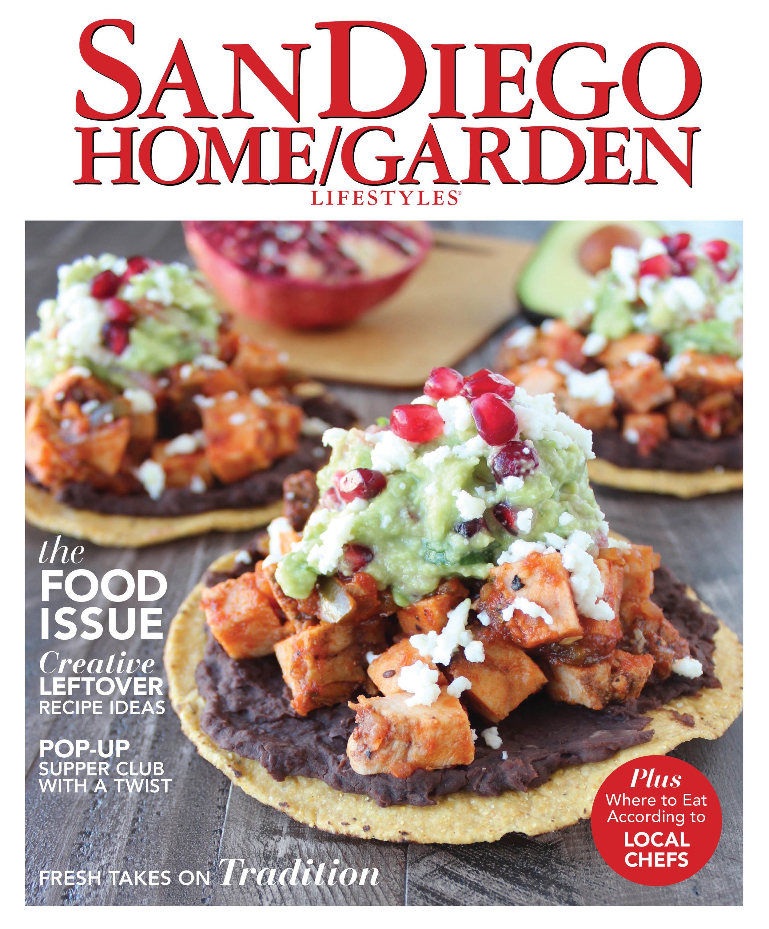 Magazine cover featuring Rockwell Interiors, November 2018