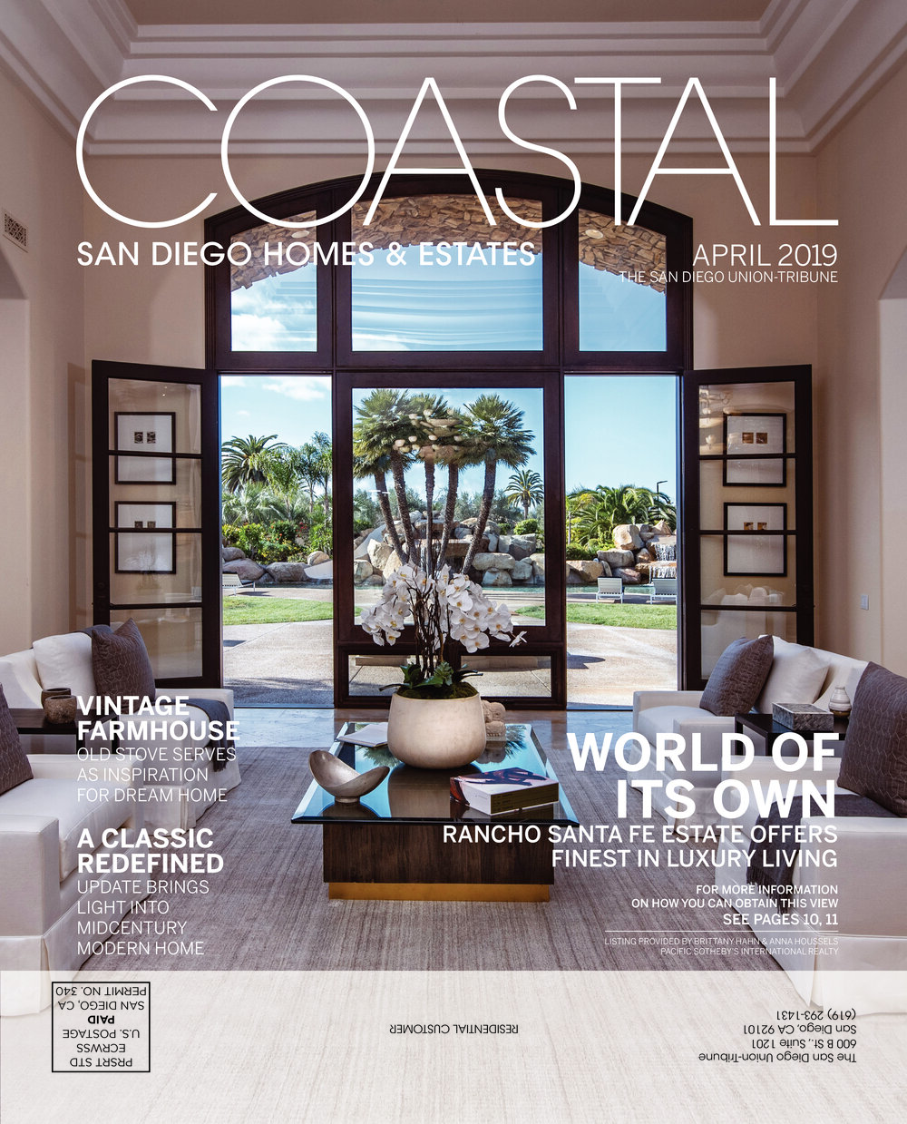 Magazine cover featuring Rockwell Interiors