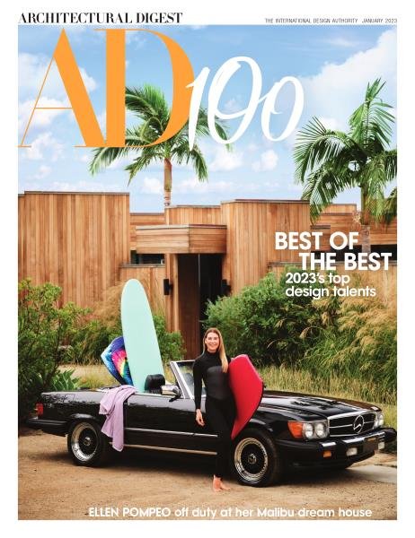 Architectural Digest cover featuring Rockwell Interiors