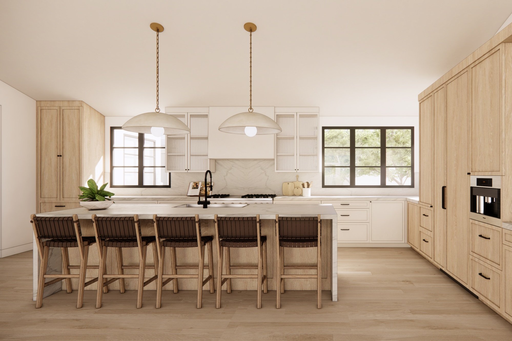 Conceptual interior rendering by Rockwell Interiors