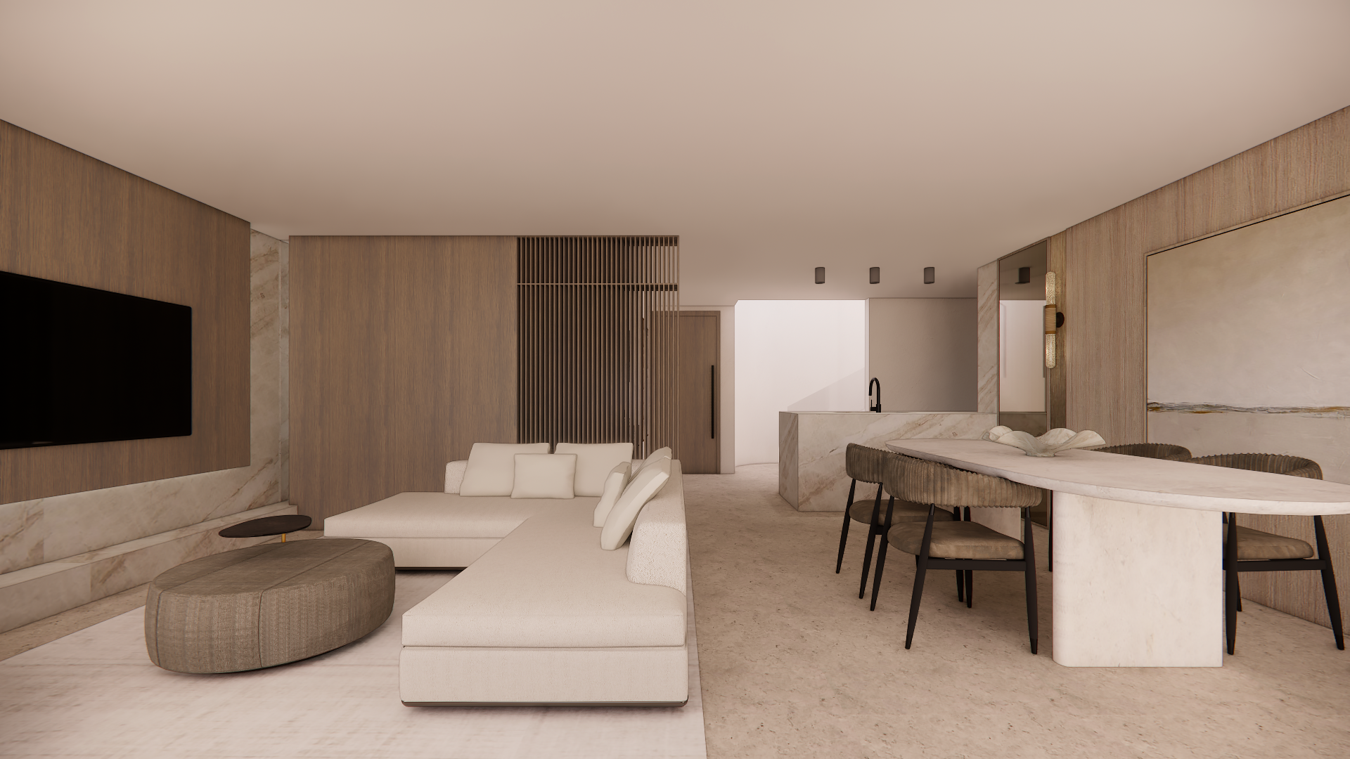 Conceptual interior rendering by Rockwell Interiors