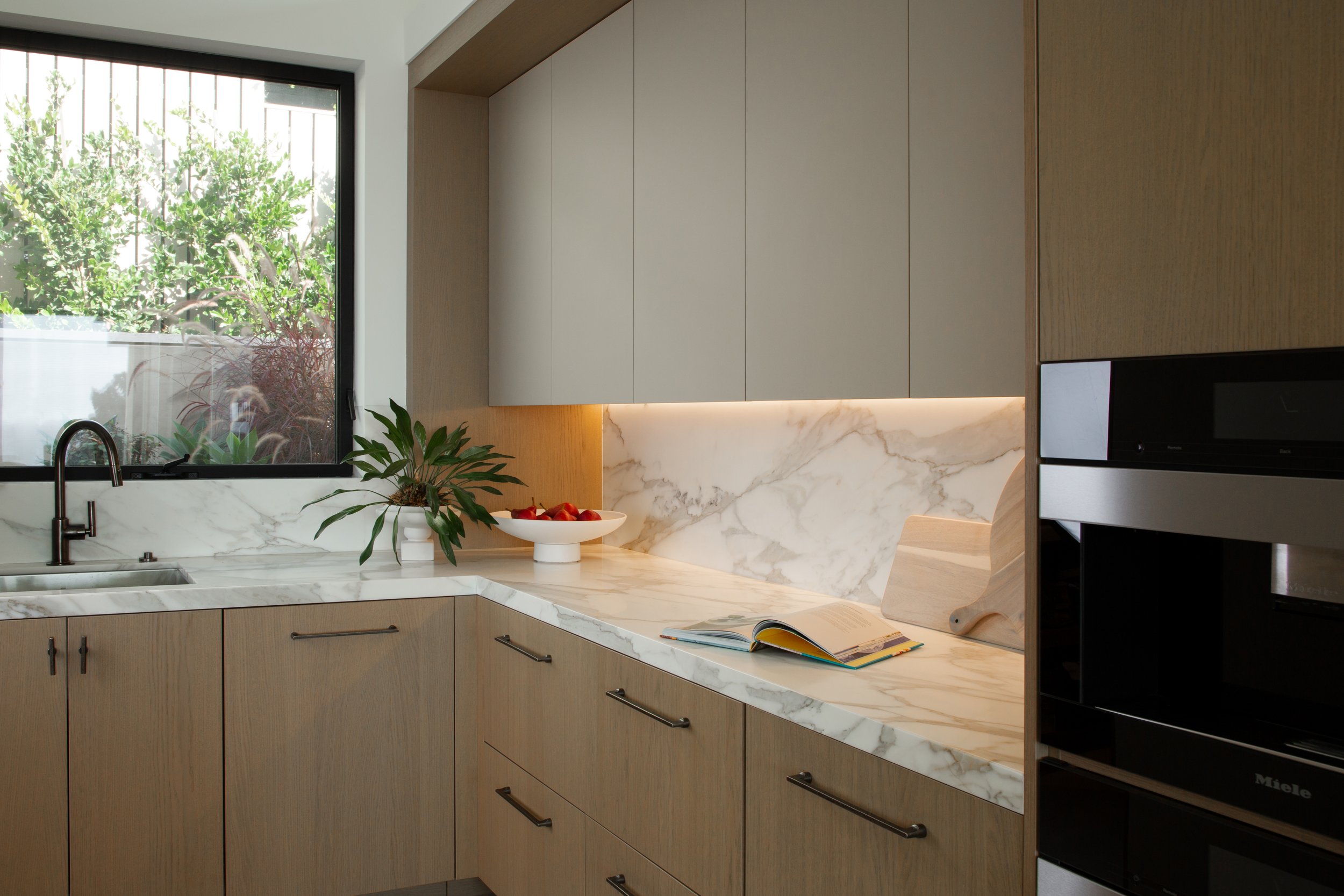 Refined living space designed by Rockwell Interiors