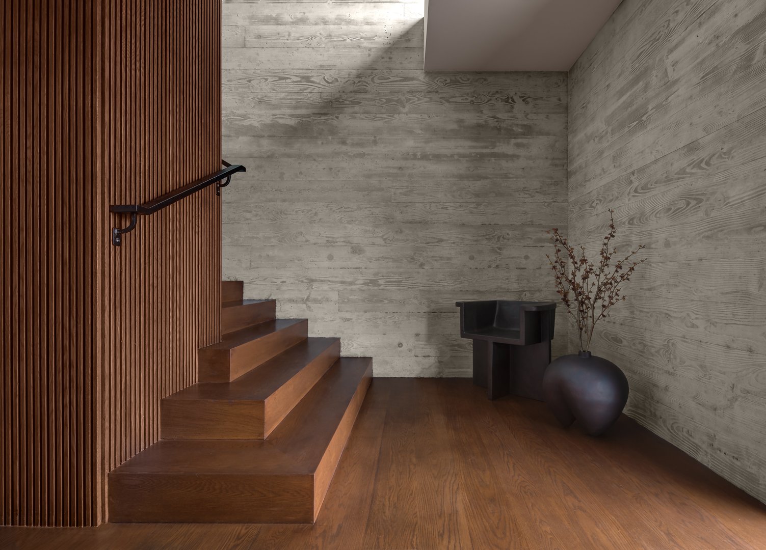 Entry and stair detail by Rockwell Interiors
